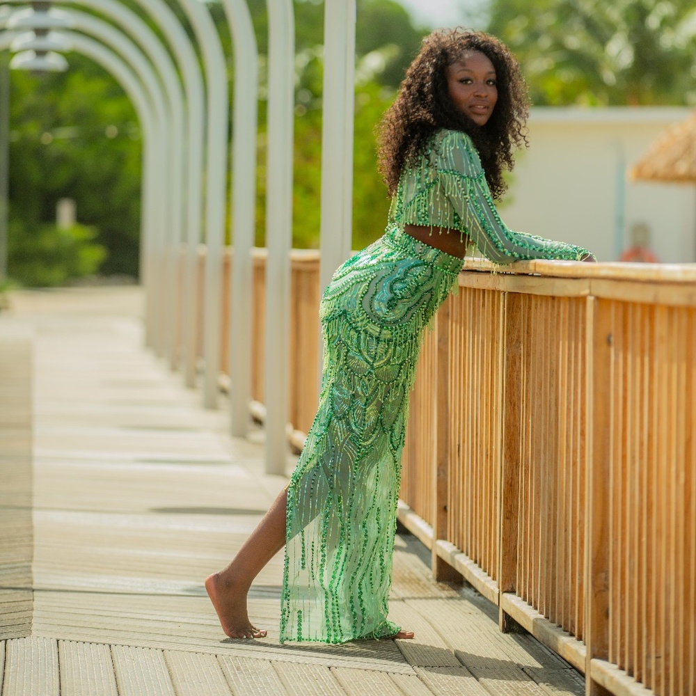 Albina Dyla mint green set